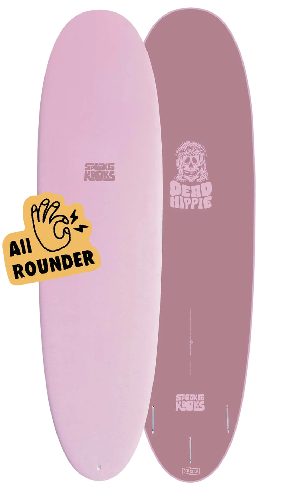 Spooked Kooks - DEAD HIPPIE 8'0" Soft Surfboard - PICK UP OCEAN GROVE STORE ONLY