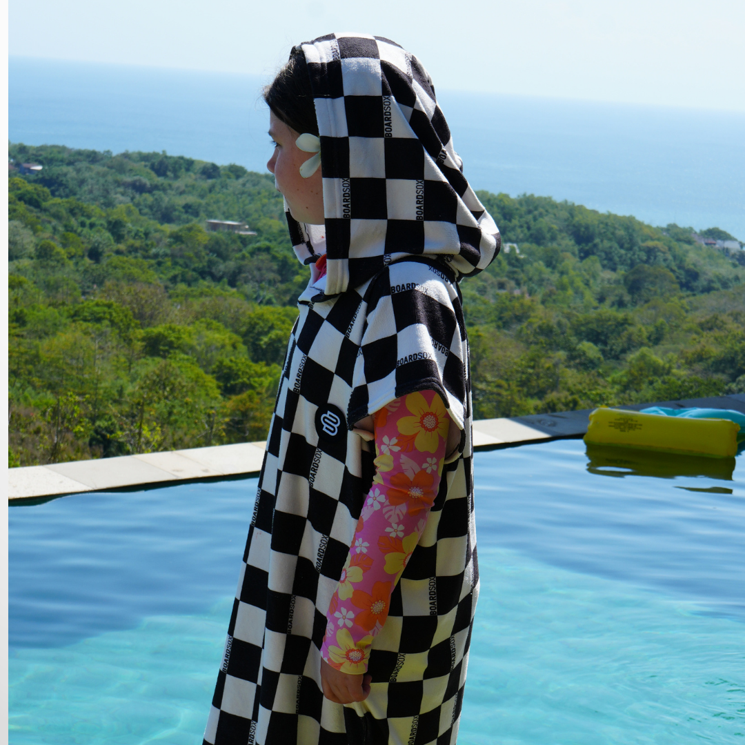 Koa - Groms Boardsox Hooded Towel + Surf Poncho