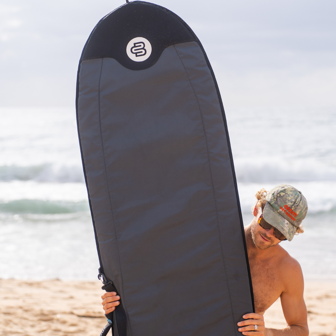 Long Surfboard Cover - Boardsox Zipperless Travel Surfboard Cover