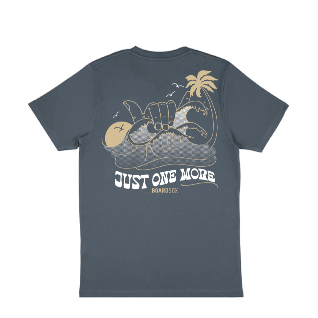 Boardsox Just One More T-Shirt - Dark Grey. 🌏 Climate Neutral - BOARDSOX® AustraliaT-Shirt