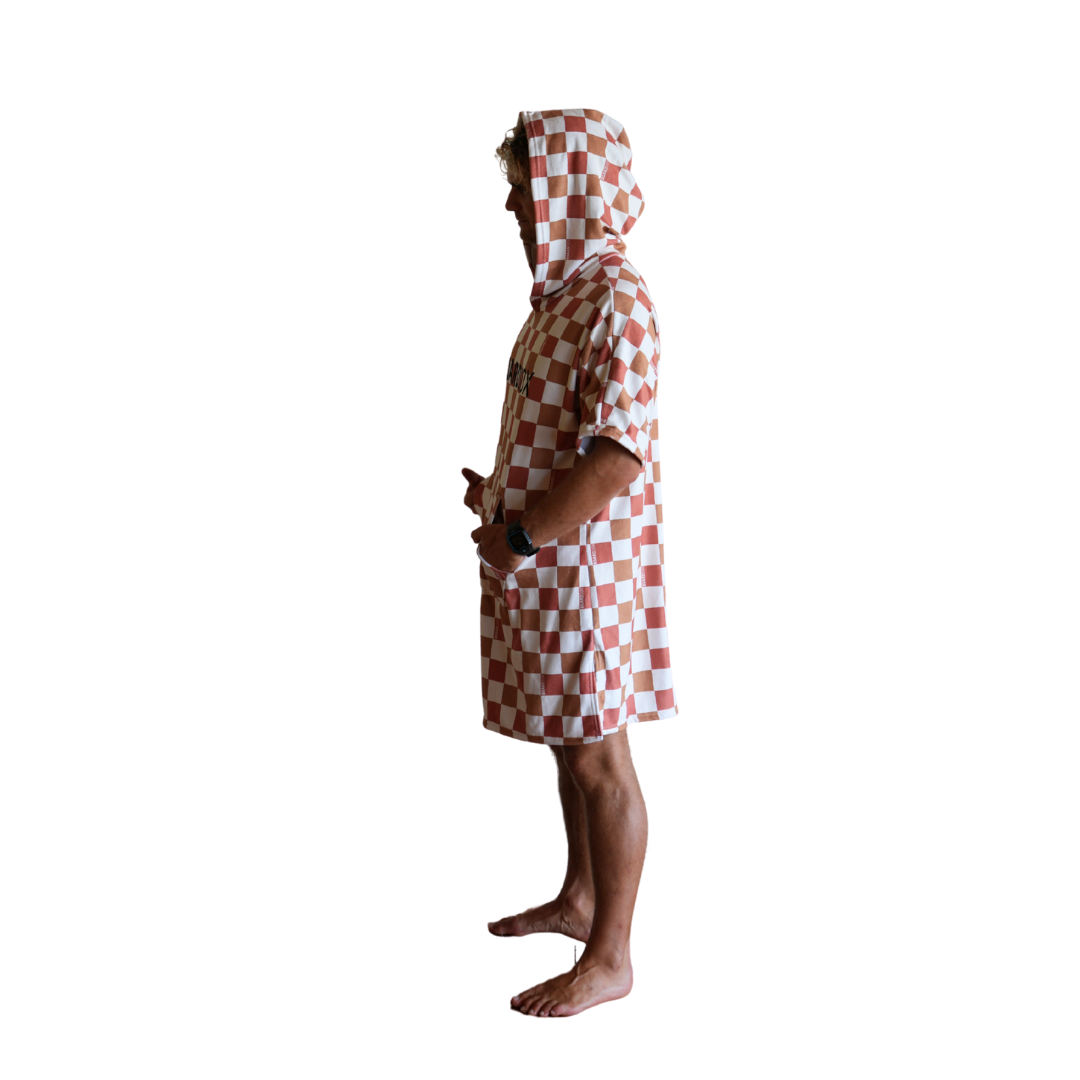 Carissa Check - Boardsox Hooded Towel + Surf Poncho