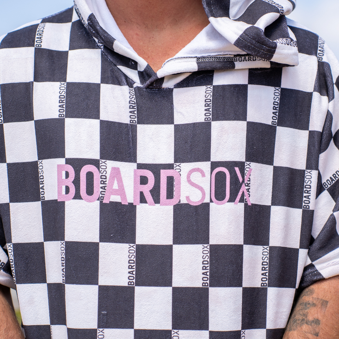 Checks - Boardsox Hooded Towel + Surf Poncho