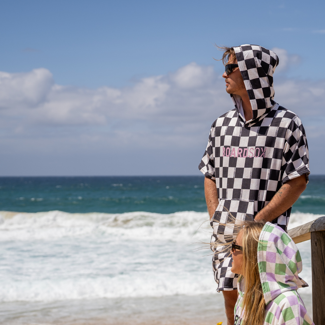 Checks - Boardsox Hooded Towel + Surf Poncho