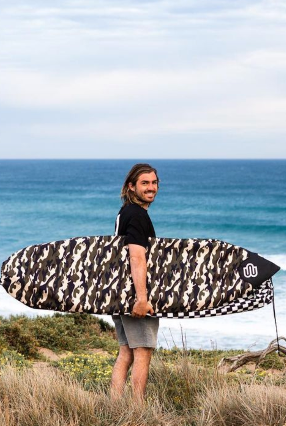 Camo Shortboard Surfboard Cover