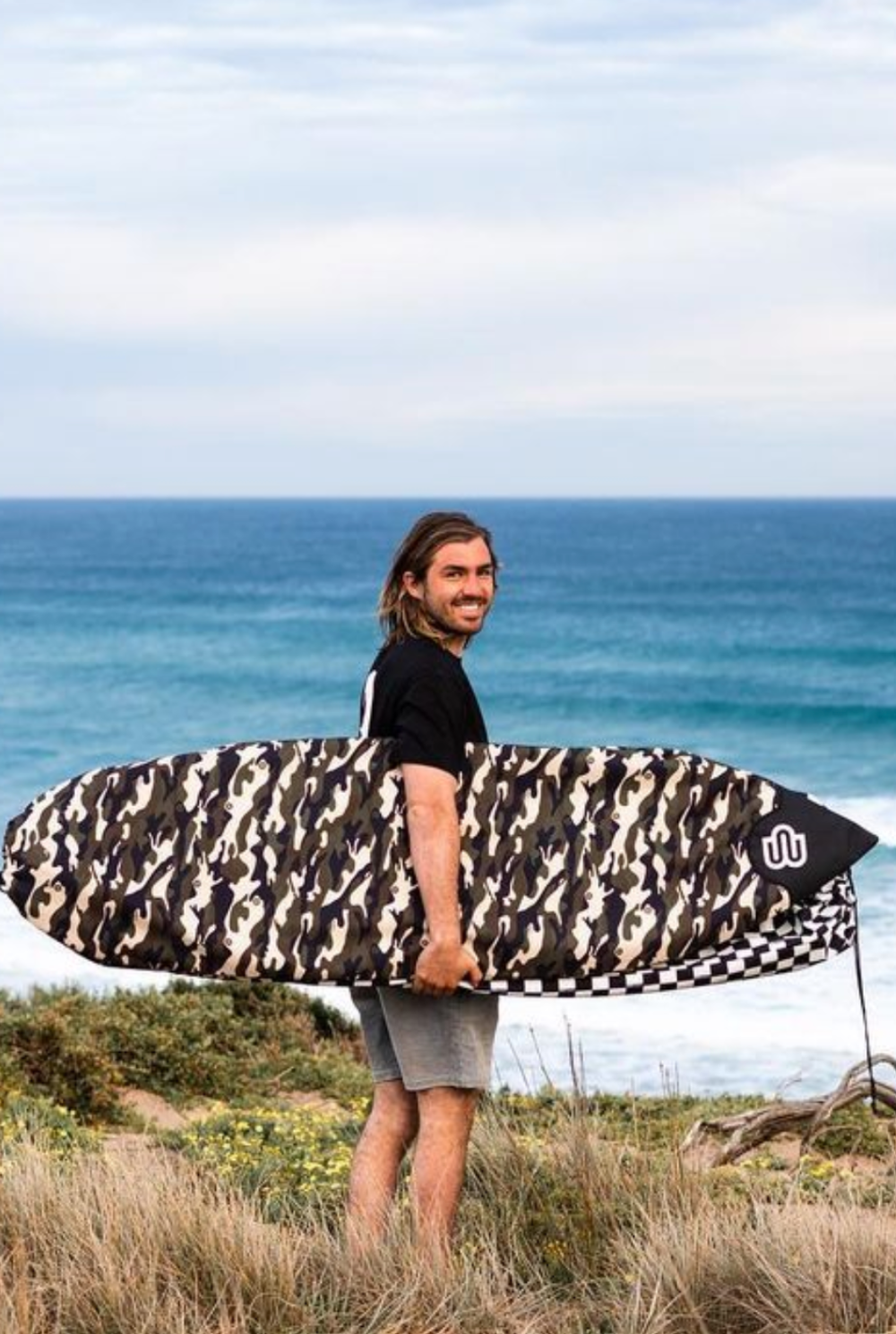 Camo Fun/Fish Surfboard Cover