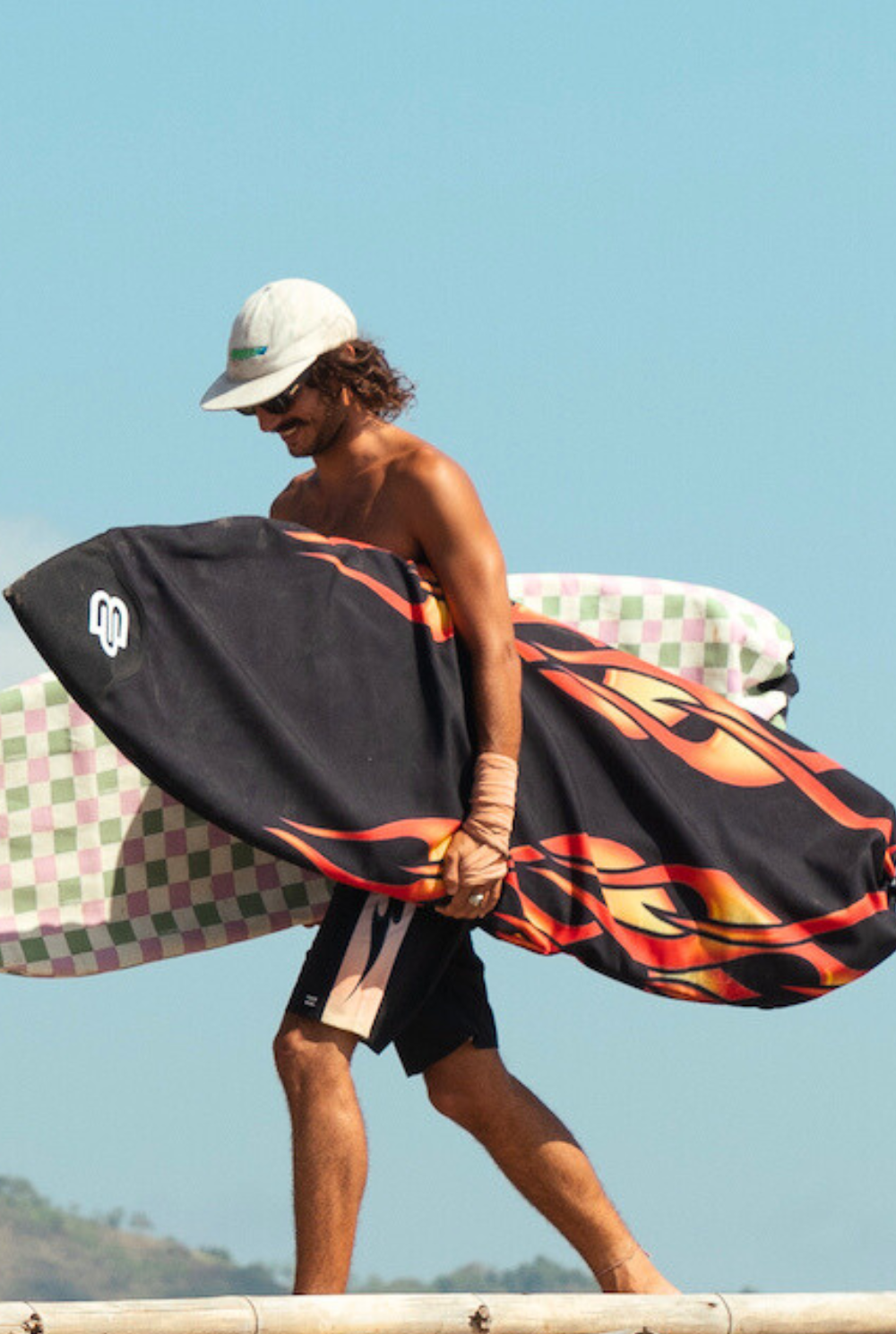 Flames - Shortboard Surfboard Cover
